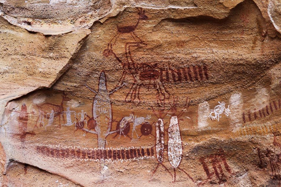 Rock paintings