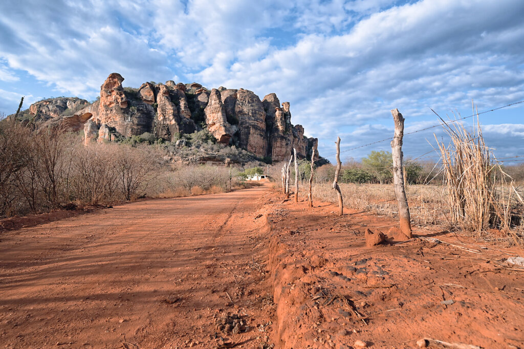 Rural settlement around the canyons.