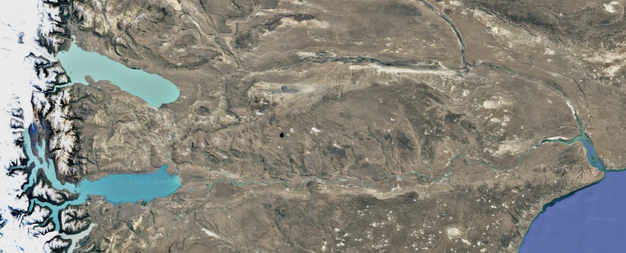 The Shehuen and Santa Cruz river system